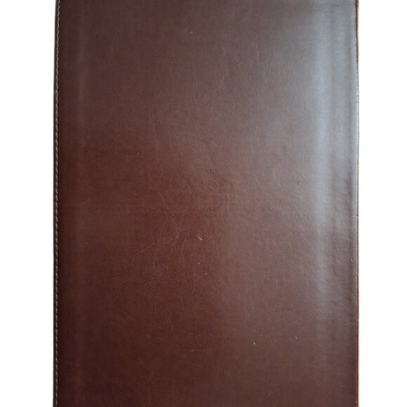 Living Bible TuTone Leather Like with Ribbon Marker Paraphrased GUC - Picture 6 of 9